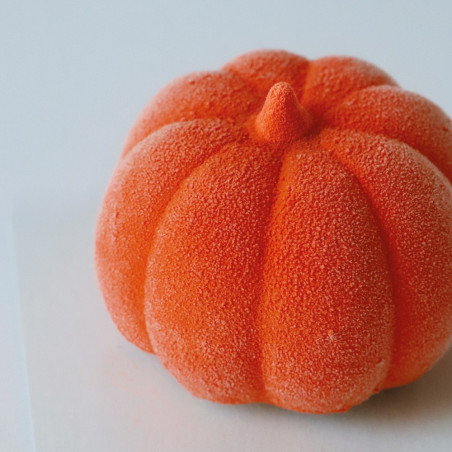 Trompe l'oeil silicone mould – Pumpkin – single portion