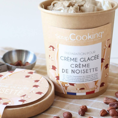 Crème glacée à la crème de noisette - ScrapCooking®