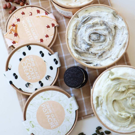Différents pots de glace - ScrapCooking®