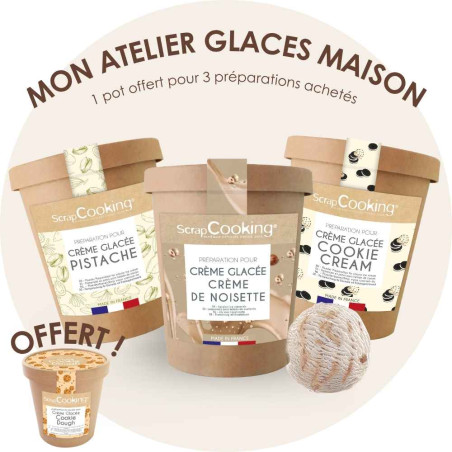 Pack pots de glaces gourmandes