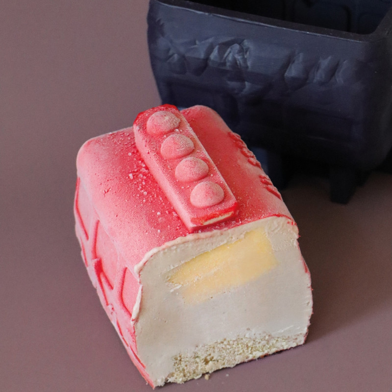 Ski Cable Car illusion cake silicone mould
