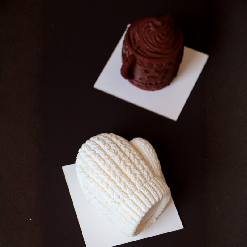 Moule silicone trompe l'oeil - Moufle - individuel