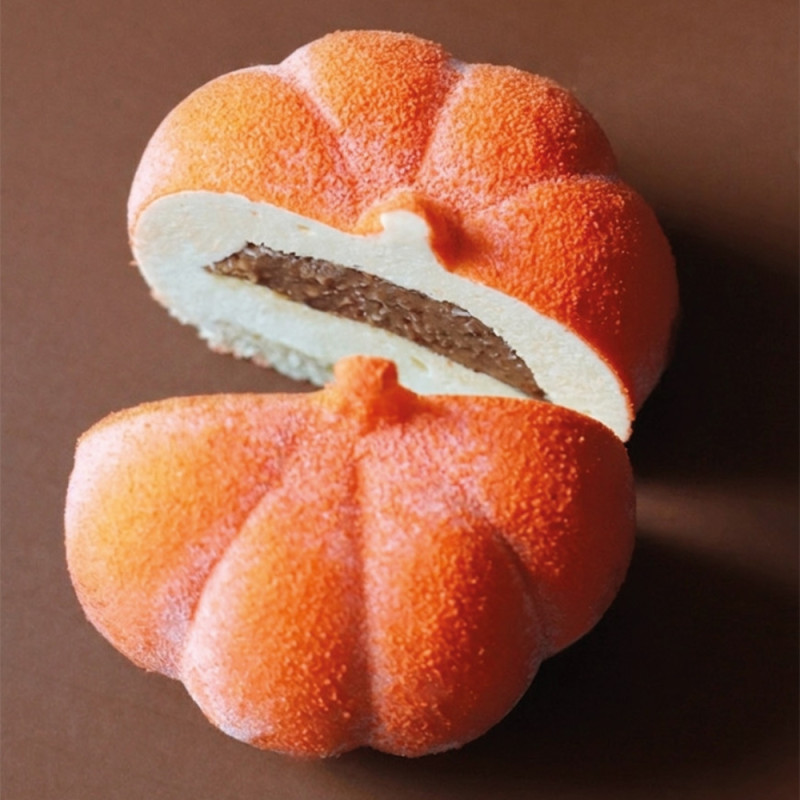 Moule silicone trompe l'oeil - Citrouille - individuel
