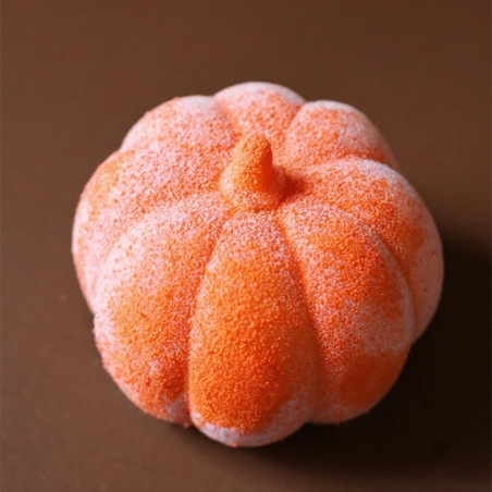Moule silicone trompe l'oeil - Citrouille - individuel
