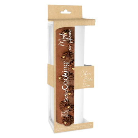 Moule silicone bûche 25cm packaging - ScrapCooking