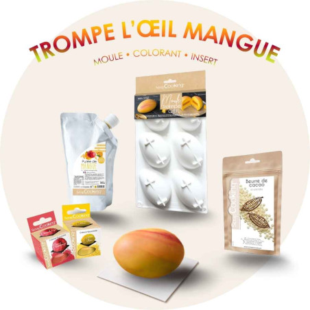 Mango illusion cake kit