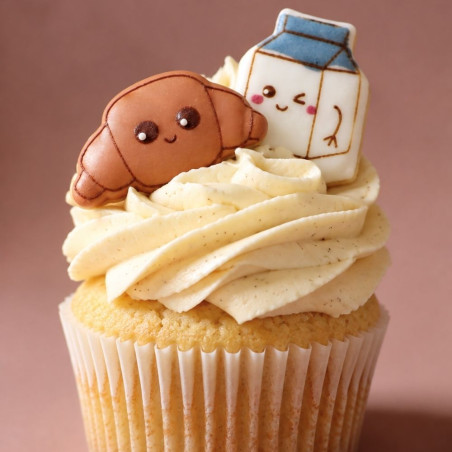 Ambiance avec décors sucrés petit déjeuner Kawaii - ScrapCooking