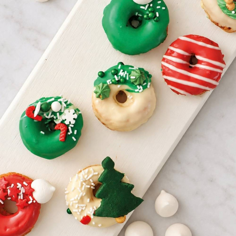 Mini donuts Noël - ScrapCooking®