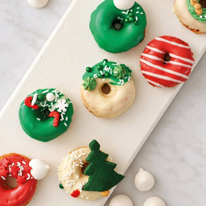 Mini donuts de Noël - ScrapCooking®