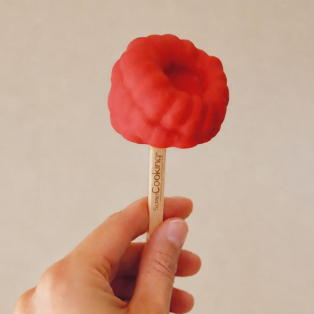 Ambiance avec colorant liposoluble framboise - ScrapCooking