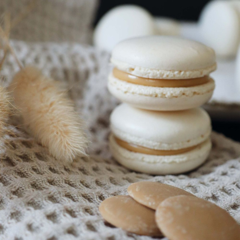 Macarons ganache chocolat blond - Scrapcooking®