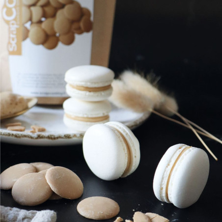 Macarons ganache chocolat blond - Scrapcooking®