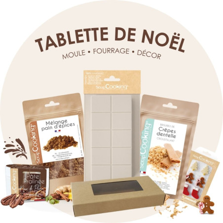 Pack tablette de chocolat de Noël - ScrapCooking®