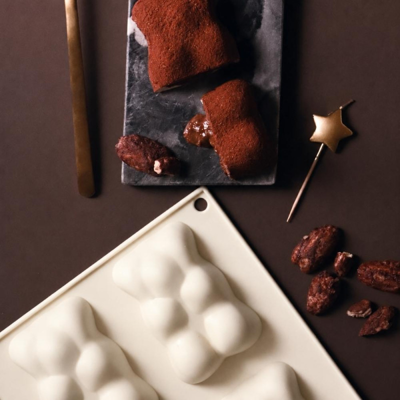 Oursons chocolat moule silicone -  ScrapCooking
