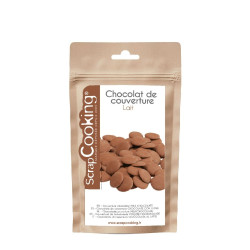 Milk chocolate couverture 190g - product image 1 - ScrapCooking