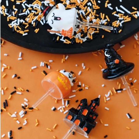 Halloween-themed cake topper - ScrapCooking