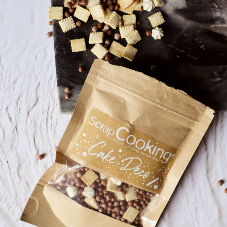 View of the packet + Petit Beurre decorations - ScrapCooking®