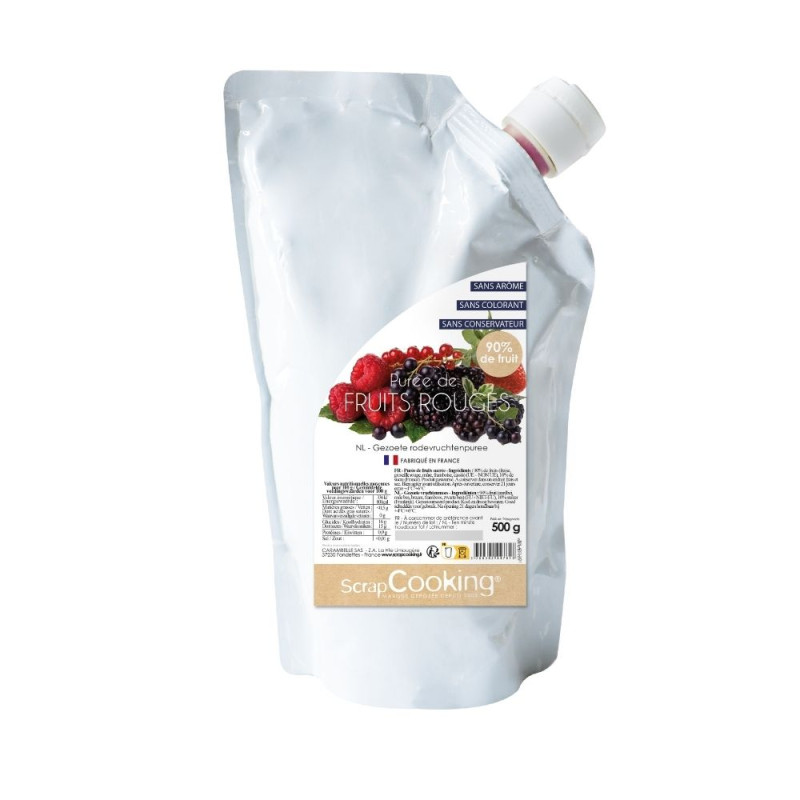 Purée de fruits aux Fruits Rouges - ScrapCooking®