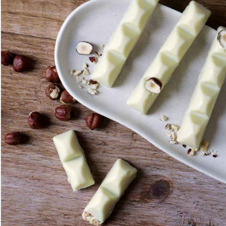 Crunchy white chocolate bars - ScrapCooking®
