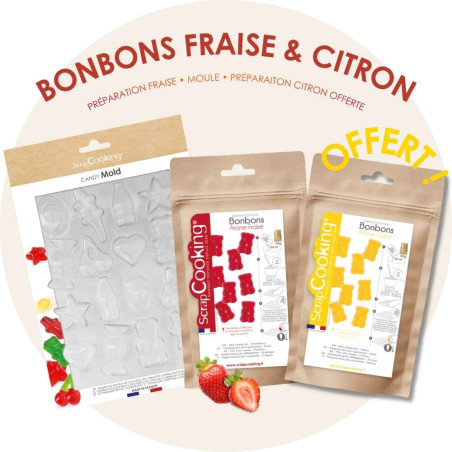 Strawberry & Lemon Sweet Pack – 1 free mix – ScrapCooking