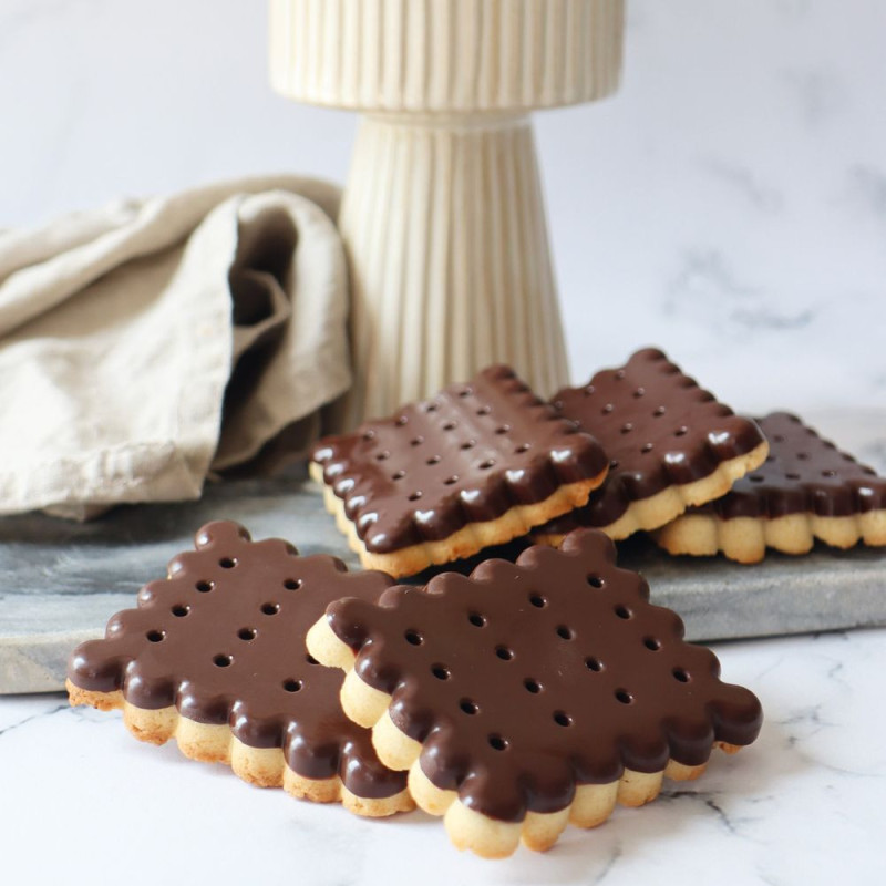 Ambiance Petits beurre chocolat - ScrapCooking®