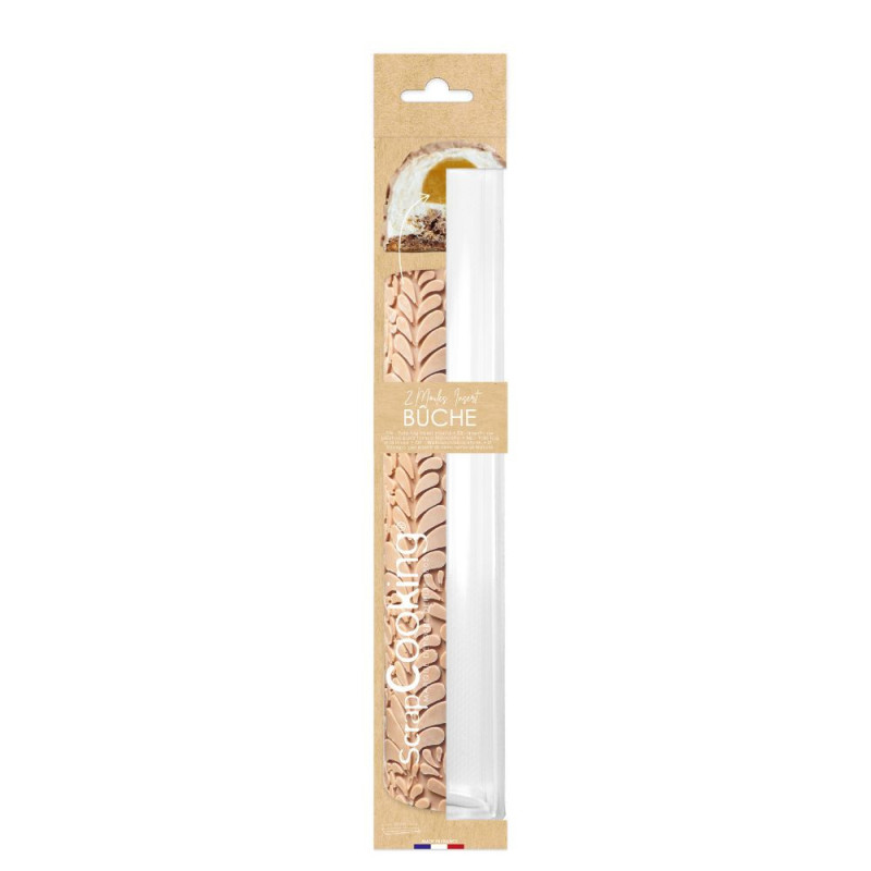 Lot de 2 moules bûche insert - ScrapCooking®