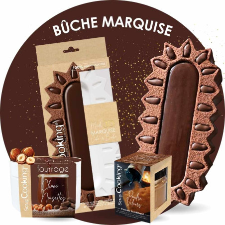 Pack bûche Marquise - ScrapCooking®
