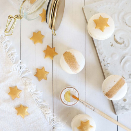 A festive atmosphere with marzipan star decorations - ScrapCooking®