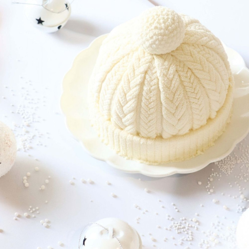 Réalisation bonnet blanc en trompe-l'œil - Déco Relief