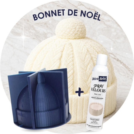 Pack bonnet de Noël - ScrapCooking - Déco Relief