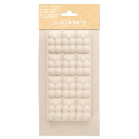 ScrapCooking® silicone mould for making chocolate bars in the shape of teddy bears