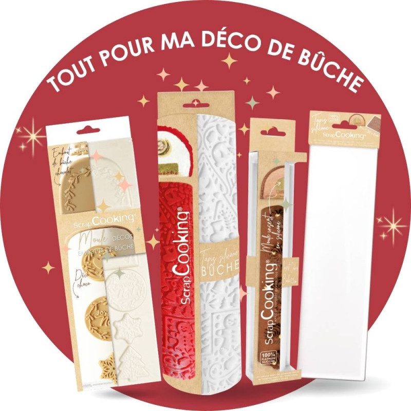 My Christmas Log Decoration Pack - ScrapCooking®