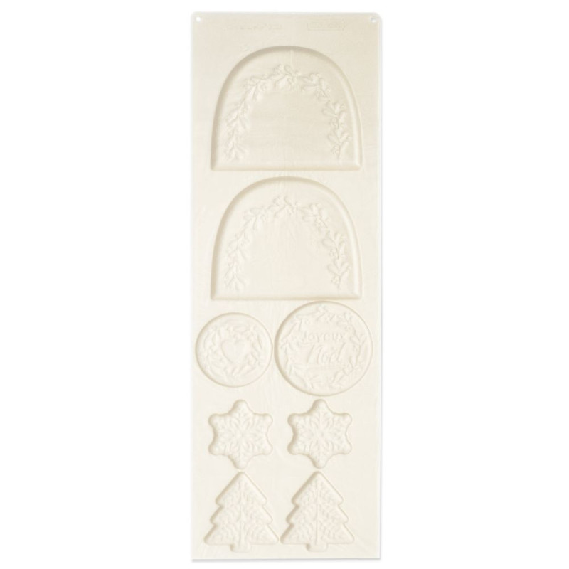 Détail tapis silicone déco et embouts de bûche - ScrapCooking®