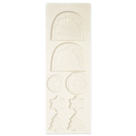 Détail tapis silicone déco et embouts de bûche - ScrapCooking®