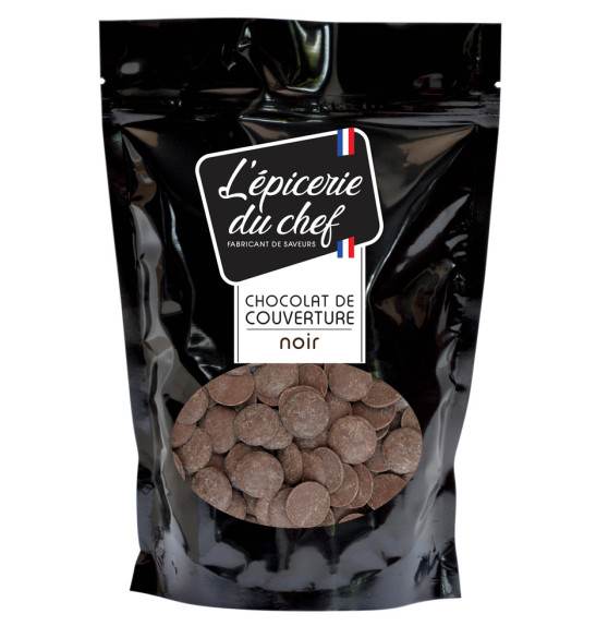 Palets de chocolat noir 1Kg Palets de chocolat noir 1Kg