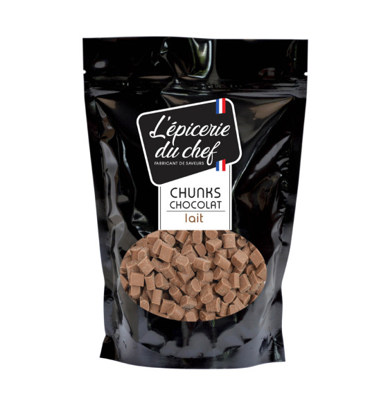 Chunks de chocolat au lait 500g Chunks de chocolat au lait 500g