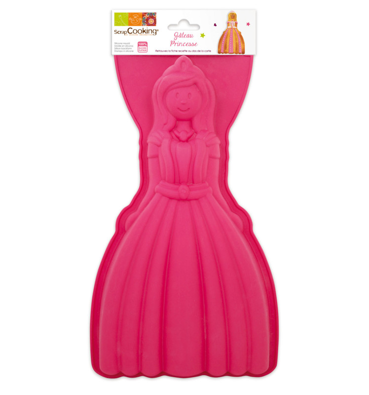 Moule à gâteau silicone princesse