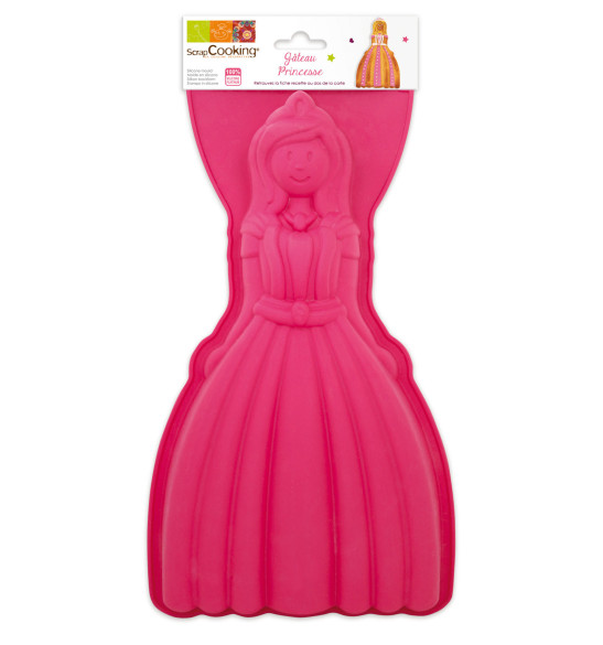 Moule à gâteau silicone princesse Moule à gâteau silicone princesse