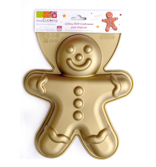 Moule à gâteau silicone gingerman Moule à gâteau silicone gingerman