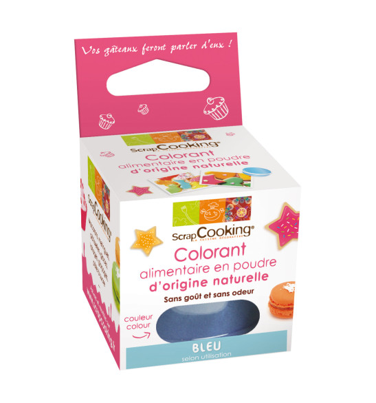 Colorant alimentaire en poudre d'origine naturelle "Bleu" Colorant alimentaire en poudre d'origine naturelle "Bleu"