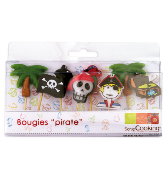 8 bougies "Pirates" 8 bougies "Pirates"