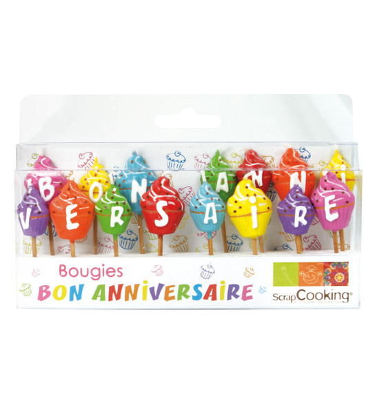 Bougies "Bon anniversaire" Bougies "Bon anniversaire"