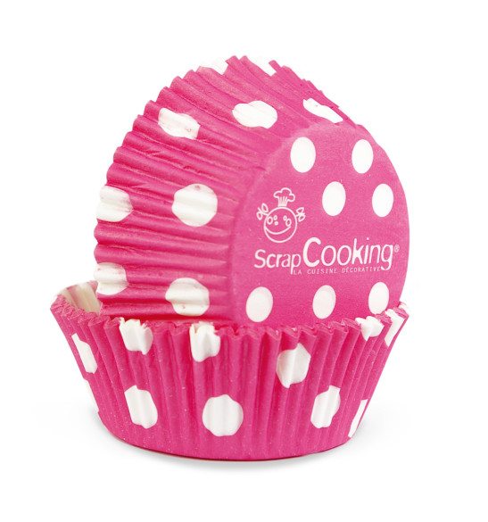 500 Caissettes pois 'rose' 500 Caissettes pois 'rose'