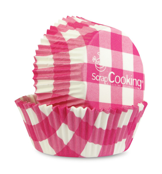 500 Caissettes vichy 'rose' 500 Caissettes vichy 'rose'