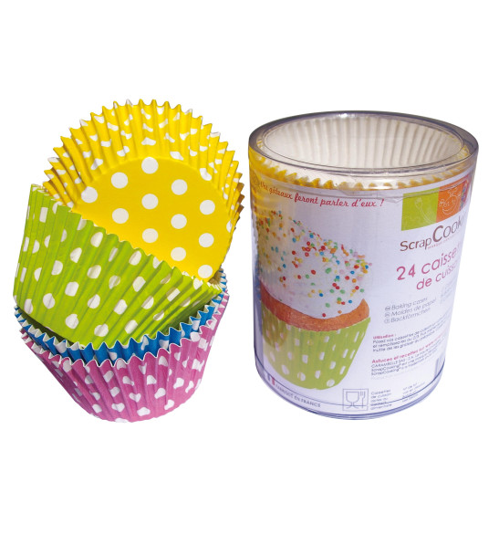 Caissettes de cuisson Pois x 24 Caissettes de cuisson Pois x 24