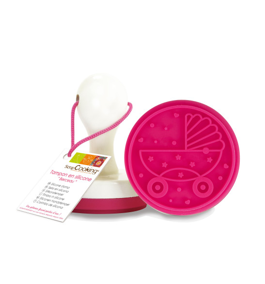 Tampon en silicone pour biscuit "Berceau" Tampon en silicone pour biscuit "Berceau"