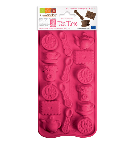 Moule silicone chocolat Tea Time Moule silicone chocolat Tea Time