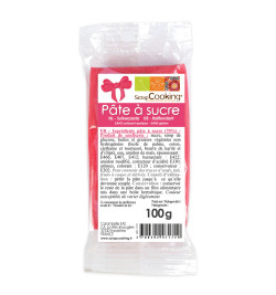 Pâte à sucre rose fuchsia 100g