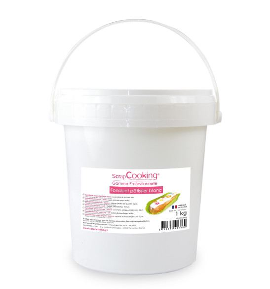 Fondant pâtissier blanc 1Kg Fondant pâtissier blanc 1Kg