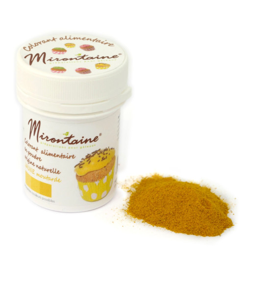 Colorant origine naturelle bio "jaune moutarde" 10g Colorant origine naturelle bio "jaune moutarde" 10g